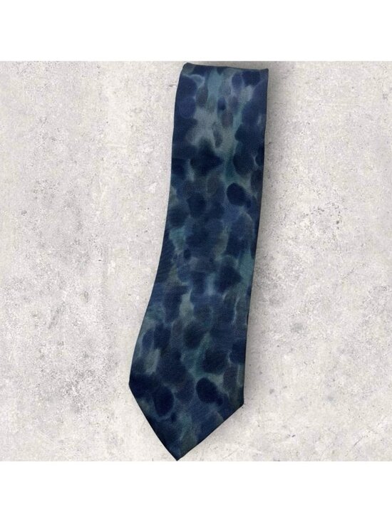 Paul Smith Other - PAUL SMITH Silk Tie ITALY Blue Gray Art W:3.2" EUC